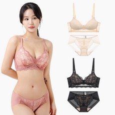 비너스자스민 H5934 노와이어 몰드 B~C컵 브라 팬티 세트