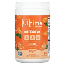 Ultima Replenisher 전해질 드링크 믹스 오렌지 306g 10.8oz, 1개 - uwatec