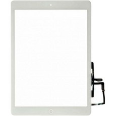 글루 카드가 있는 Apple iPad Air용 홈 버튼이 디지타이저흰색OEM 등급