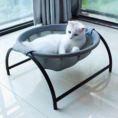 오져따리 반려동물 고양이 매쉬해먹 해먹 침대, 1개, 그레이