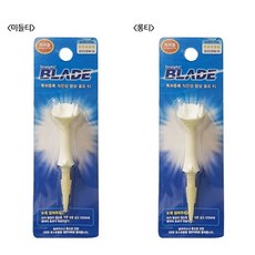 슬라이스 방지 사이드스핀 감소 직진성향상 골프티 X 3개, WHITE