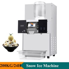 자동 공기 냉각 눈 얼음 만들기 기계 국수 모양 눈송이 분쇄기 200kg/24H 1280W, 220V, 1개
