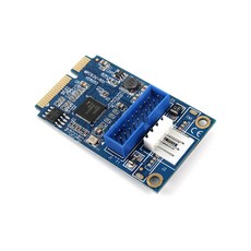 Docooler MINI PCIE USB3.0 전송 라이저 PCIE의 회전 수 20PIN / 19 핀 확장 카드 (4 작은 전력), 화려한