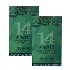 [한미양행] 카테킨14 700mg 42정 2통 /GD, 999개, 84정