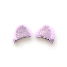 女童貓耳造型小髮夾 2入