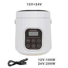 자동차 가정용 밥솥 12V 220V 트럭 24V 인용 2L, 24V 220V