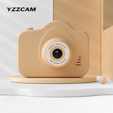 빈티지카메라 미니카메라 휴대용 디지털 카메라 파스텔, 브라운