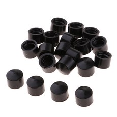 Royalways 20 팩 스케이트 보드 컵 12mm 부품 대부분의 트럭에 적합 블랙, 설명 설명