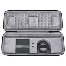 [해외] HOBBYLANE 키보드 보관 가방 여행마우스 케이스 키보드 커버 운반 케이스 LOGITECH CRAFT ADVANCED, 1개, black