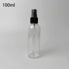 260706 휴대용 스프레이 병 물 로션 에센스 리필 가능 소형 여행 플라스틱 청소 핸드 60-300ml, Style C-100ml, 1개