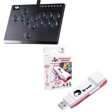세하웨이 오트42 M13 올버튼 아케이드 컨트롤러와 PS5용 브룩 윙맨 FGC 컨버터