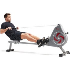 로잉머신 Sunny Health Fitness Dynamic Rowing Machine옵션 전용 SunnyFit® 앱 포함 블루투스 연결 강화