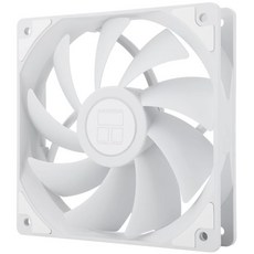 써멀라이트 TLC12C CPU 팬 120mm 케이스 쿨러 SFDB 베어링이 포함된 4핀 PWM 사일런트 컴퓨터 최대 1550RPM 냉각, TL-C12CW-WHITE-G2, TL-C12CW-WHITE-G2