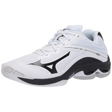 Mizuno 여성용 웨이브 라이트닝 Z6 배구화 회색.