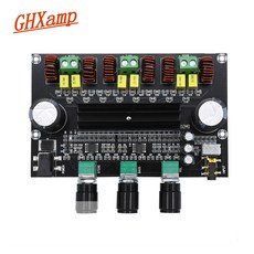 업데이트 된 tpa3116d2 2.1 서브 우퍼 증폭기 보드 80 w * 2 + 100 w 우퍼 스피커 amp 집에서 만든 diy new dc24v|앰프|, 1개, 단일, 단일