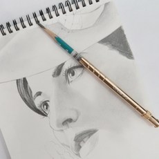 길이연장 연필 깍지 몽당연필 홀더 2종택1, 다크그레이