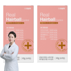 고양이 헤어볼 제거 영양제 헤어볼케어 3중 소화효소 소화제 구토방지 합성첨가물 알러지유발성분 무첨가, 2개