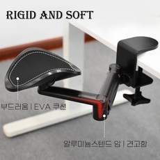 책상팔받침