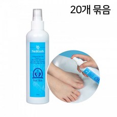 네리아 발각질 제거제 풋 스프레이 250ml 20개 묶음 풋케어 발보습제 연화제 발스킨 발진정스킨 발냄새제거 - 한국, 네리아 풋 스프레이(250ml) 20개 묶음, 1개입