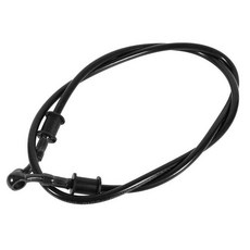 Acouto 50cm - 120cm Motorcycle Braided Steel Brake Acouto 50cm - 120cm 오토바이 땋은 강철 브레이크 클러치 오일 호스 라인, black, 500mm, 1개