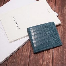크리스탈렌 악어가죽지갑 펠릭스 라이트 (Felix Light) 남성 명품 무광 반지갑