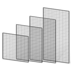 메쉬망 900x900-1800mm인테리어 철망 휀스망 진열대, 블랙 - 메쉬철망