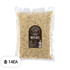월드그린 싱싱 햄프씨드, 800g, 14개