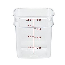 캠브로 PC 뉴사각용기 7.6L 8SFSPROCW, 1개