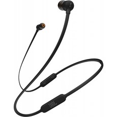 JBL T110BT Bluetooth 이어폰 무선 / 마이크 리모컨 / 자석 탑재 블랙 JBLT110BTBLKJN [국내 정품 / 메이