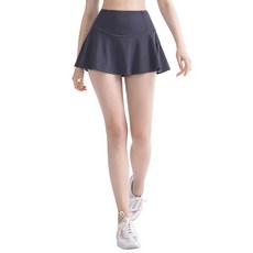 여성용 여름 테니스 스커트 플리츠 미니 솔리드 운동 체육관 골프 활동적인 러닝 요가 반바지 스포츠웨어, 24.6 XL, 1개