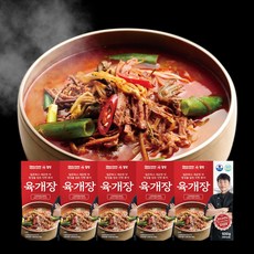 밀팡 얼큰 육개장 500g 5팩, 5개, 450g