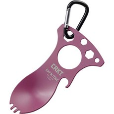 Ganzo 정글칼 멀티툴 생존 캠핑용 다용도CRKT Eat N 공구 캠핑 스푼 포크 병따개 렌치 자동차abiner Fuschia-65750, 단일옵션, 단일옵션