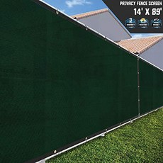 Sunshades Depot Green 4'X189 '4 PCS 150 GSM 개인 정보 보호 울타리 스크린 상업 공사 현장 앞 유리 주택 체인 링크 (4 4' x 189'), 4, 4' x 189'