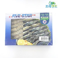 블랙타이거 새우 20미 500g, 3개