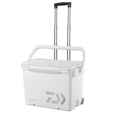 다이와 쿨러박스 씨 쿨 캐리 2 GU S SU 25리터 낚시박스, 25L(1면 진공판넬)ml, 화이트 실버
