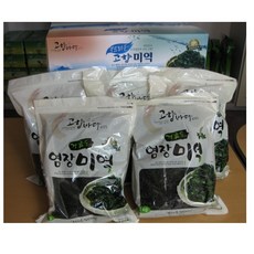 고향바다 거금도 염장미역 1kg x 5개 / 지퍼백 포장