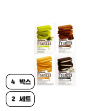 달곰프란찌 쿠키4종세트 (요거트+치즈+녹차+다크초코), 58g x 4개 [ 4가지맛 ] 2세트, 58g, 2세트