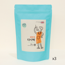 쿠킹웰 친환경생분해 다시백 중, 중(M), 55개, 3세트