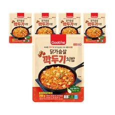 굽네 닭가슴살 깍두기 치밥, 200g, 5개