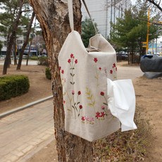 손자수티슈커버