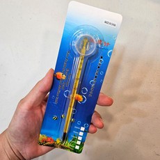 수조 유리 접착식 어항 온도계, 1개