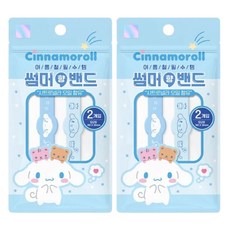 시나모롤 썸머밴드 2개입 x 2개 모기 퇴치 팔찌 아기 어린이 벌레 기피제