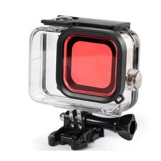 GoPro 9 방수케이스 레드필터 프리 다이빙 렌즈 수중, 방개형 본상품선택