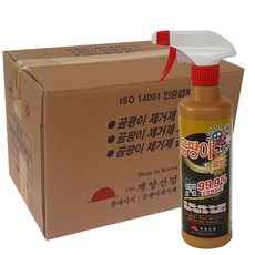 곰팡이제로골드500ml-24개입 1BOX 곰팡이제거제 곰팡이청소약품 곰팡이세정제 곰팡이세척제 화장실 창문 베란다 등 강력곰팡이제거제, 24개, 500ml