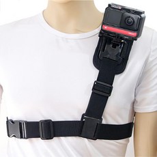 어깨 숄더 스트랩 마운트 벨트 액션 캠 개인 촬영 장비, 1개, 단일