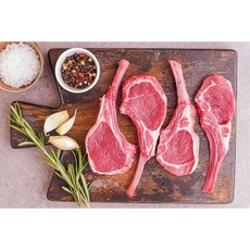 양갈비 1년미만 어린 램 3인도 넉넉한 1kg 숄더랙 양고기 캠핑음식 스테이크 바베큐 홈파티 가족모임 집들이 깔끔한작업 (쯔란8g내외 서비스), 1세트, 2kg