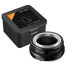 KnF M42-NIK Z 렌즈변환 어댑터 M42 렌즈 > 니콘 Z 바디 - 뒤캡옵션 __내부무반사코팅 M42 Lens to Nikon Z adapter (cap option), 1개