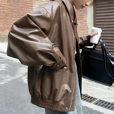 아이엠몽 여성용 르론 레더 라이더 자켓