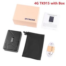 자동차 GPS 추적기 4G TK915 GPS 로케이터 10000mAh 자석 방수 IP65 차량 추적기 변조 경고 평생 무료 앱 TKSTAR TK905, [05] 4G TK915 Box, 없음