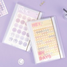 (Hey my days) 스티커북, Color:02Pink